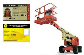 elevating work platform